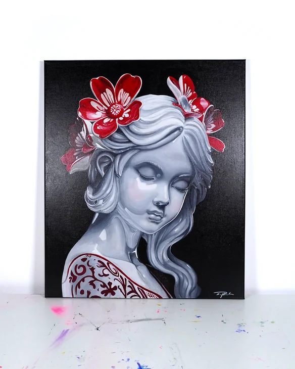 Rotkäppchen - Acryl artwork by ArtistiKath