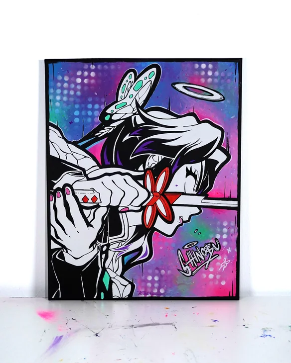 Beschützer 1 - Mixed Media, UV artwork by ArtistiKath