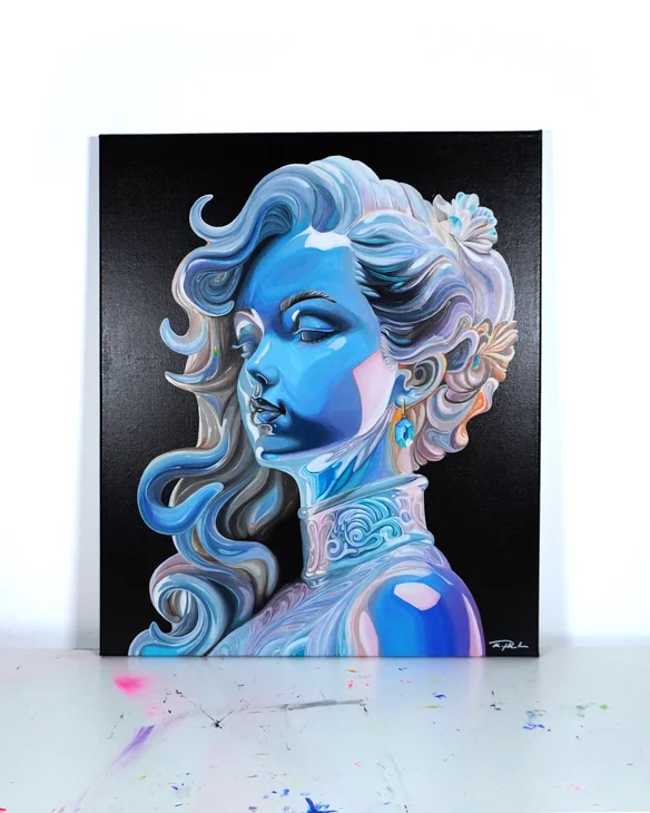 Adria - Acryl artwork by ArtistiKath