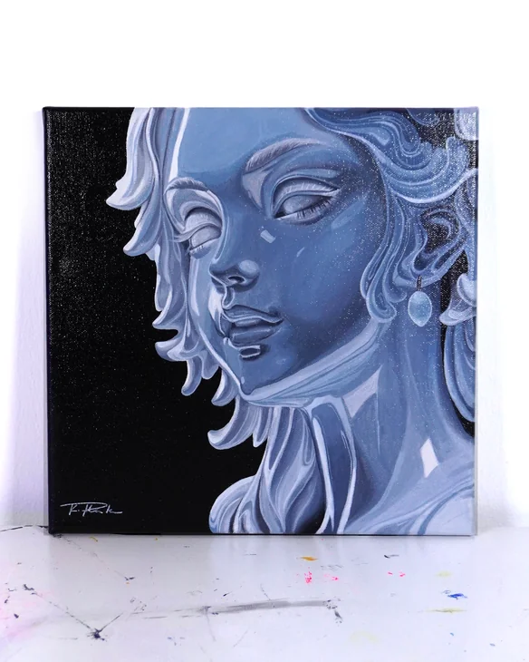 Pearl - Acryl artwork by ArtistiKath
